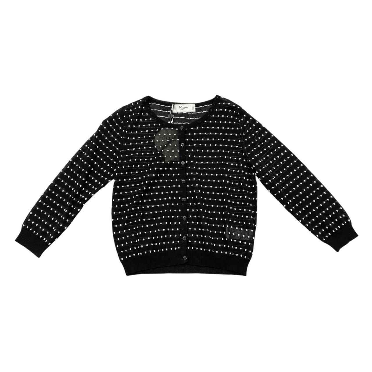 EM1106 blugirl ドット柄 7分丈カーディガン 40サイズ
