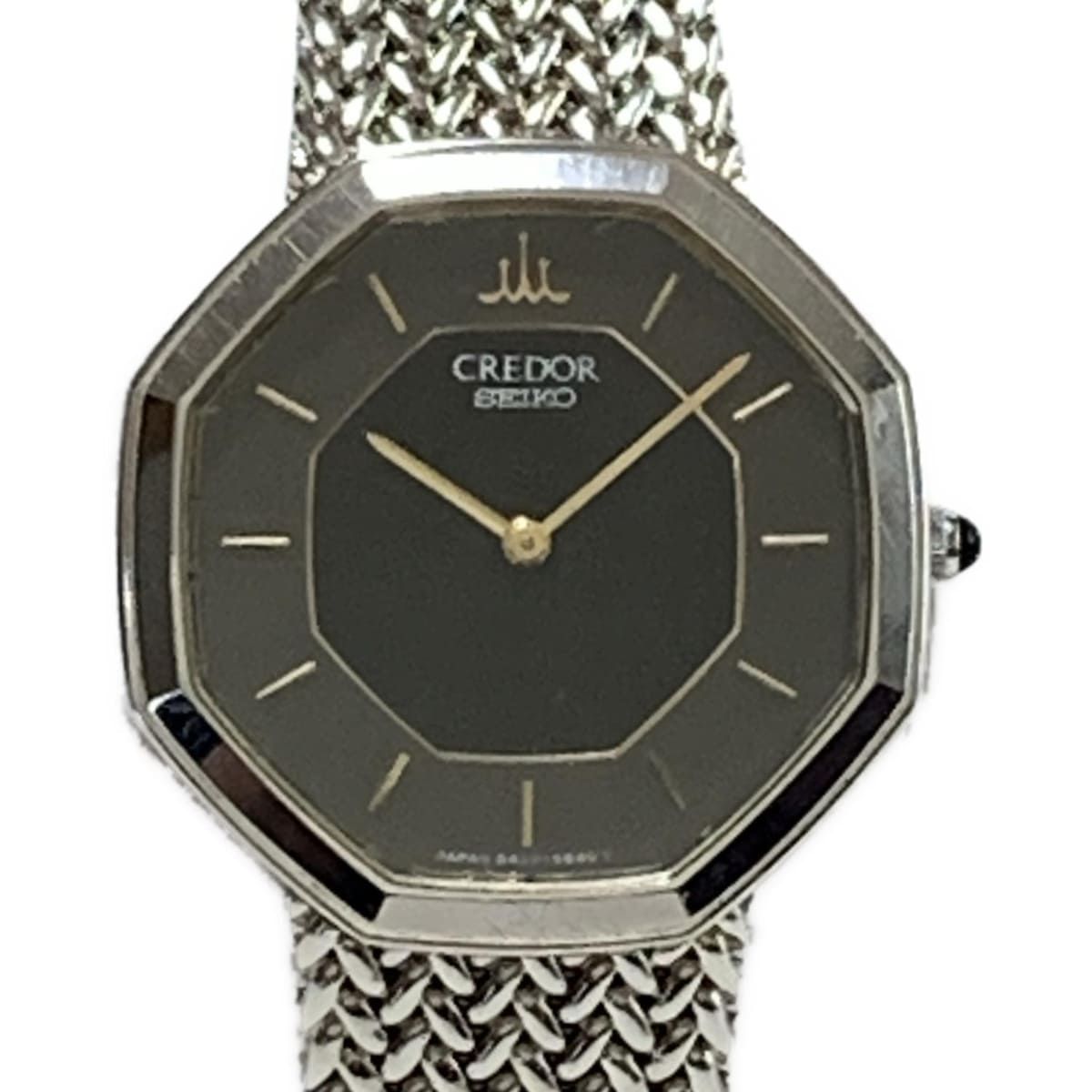 SEIKO CREDOR セイコークレドール 腕時計 - 8420-5660 レディース ダークグレー×黒