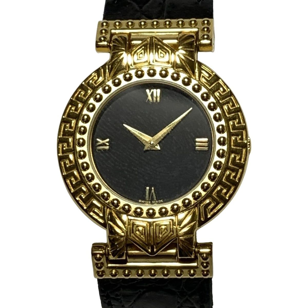 GIANNIVERSACE ジャンニヴェルサーチ 腕時計 - 7008012 レディース 黒