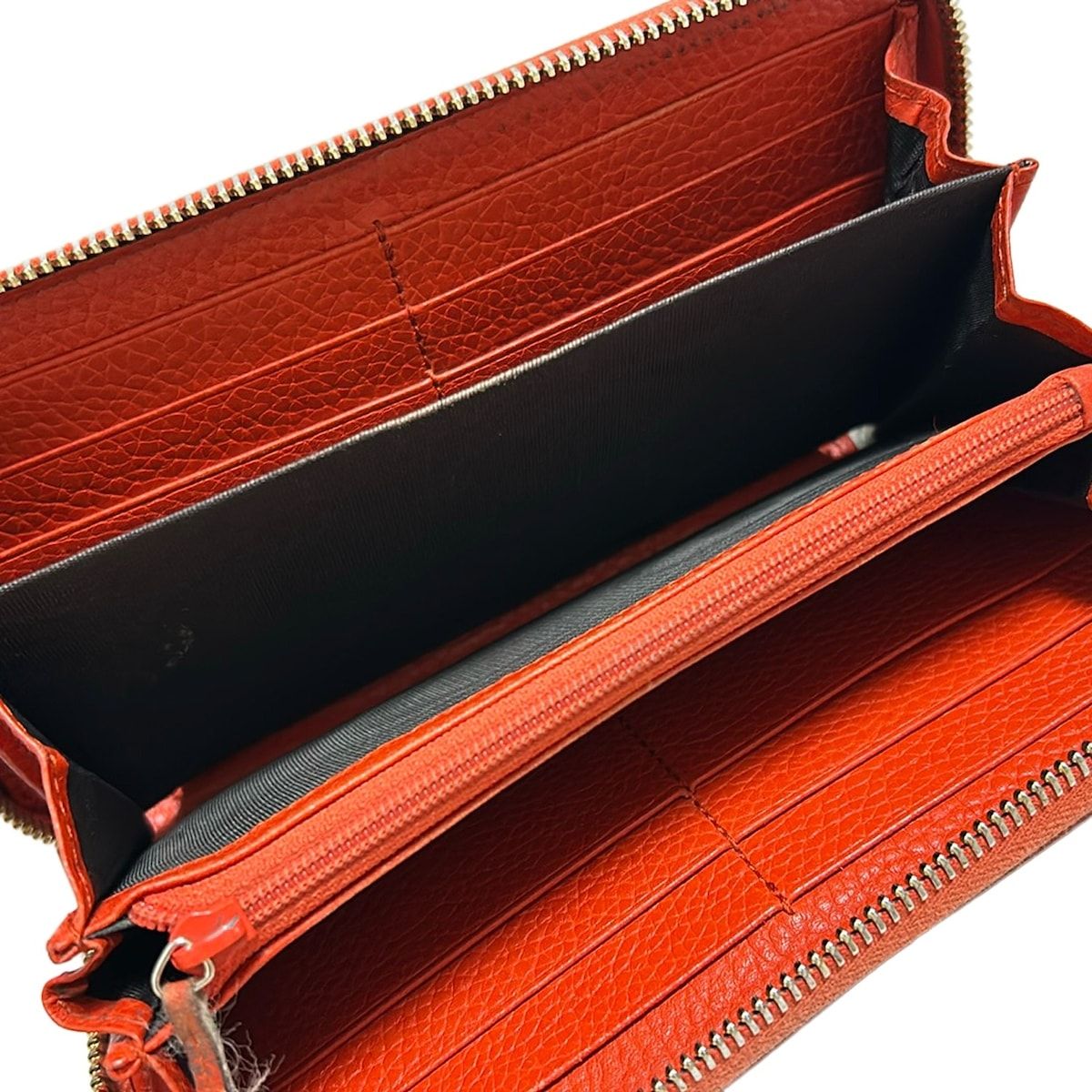 GUCCI(グッチ) 長財布 ソーホー 308004 オレンジ ラウンドファスナー