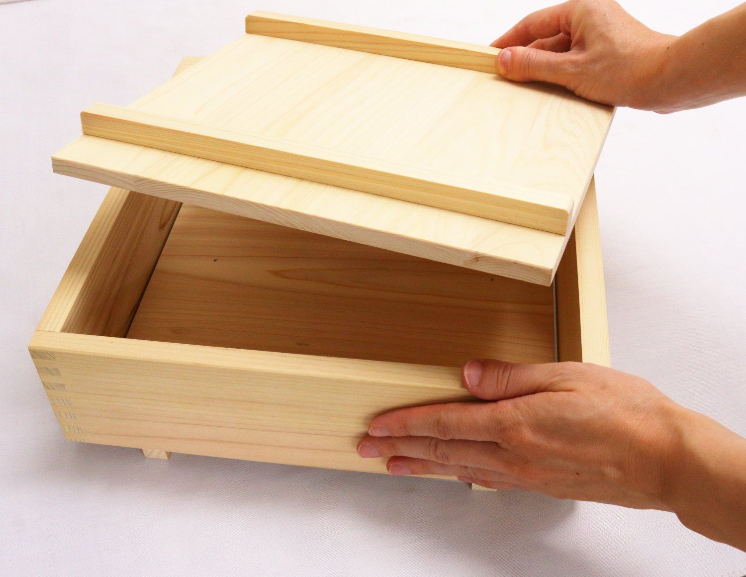 市原木工所 押し寿司型 ヒノキ 樹婦人 押し寿司器 箱寿司 10号 30×30×8.5cm