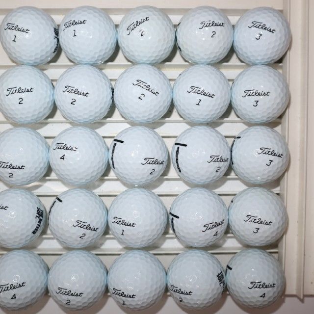 Aランク 25個 2020年モデル タイトリスト ツアーソフト 良品 TITLEIST  TOURSOFT ロストボール 送料無料