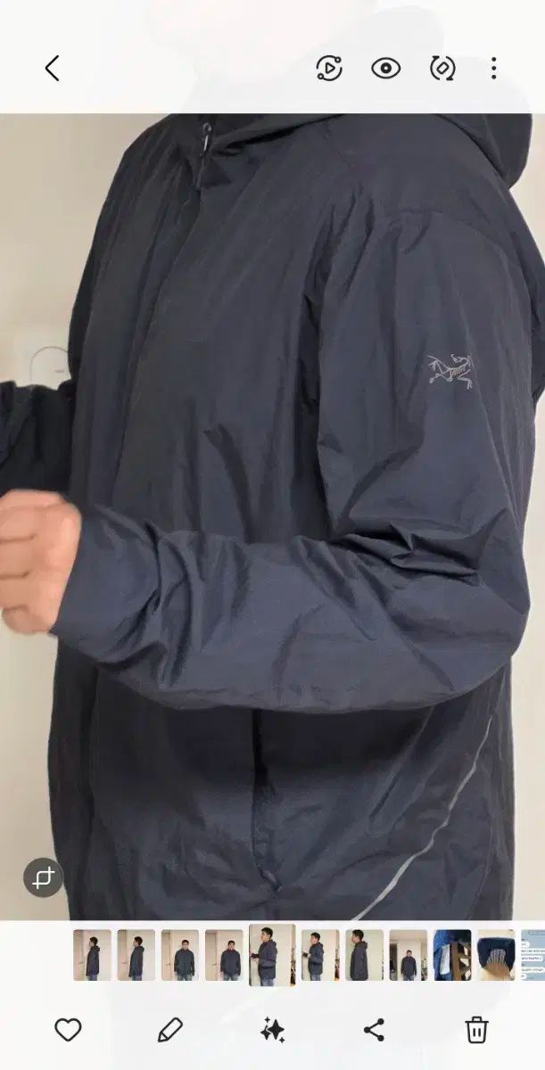 ARC TERYX アークテリクス ソラノ フーディー メンズ XL ネイビー