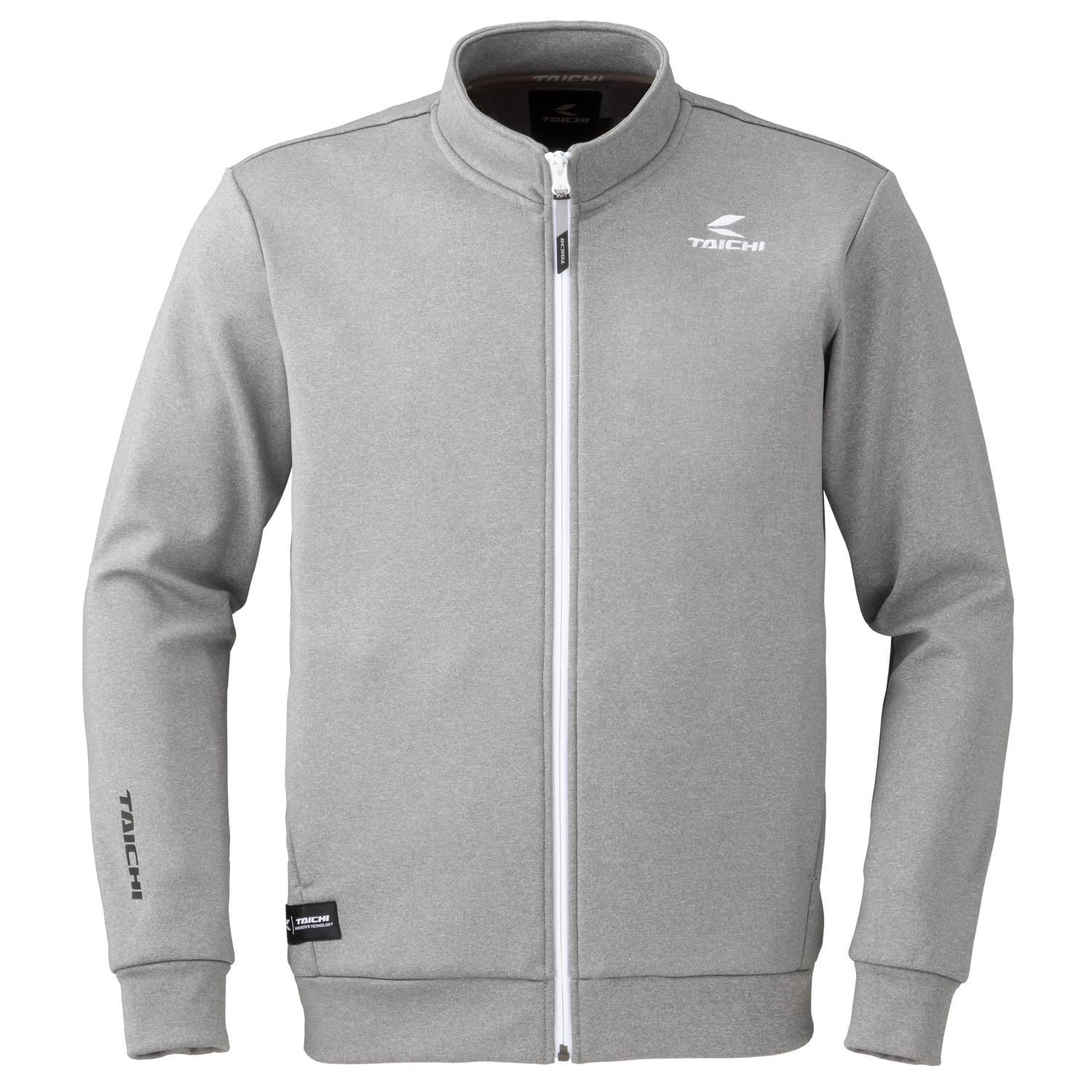 RSタイチ バイク 秋冬 インナー フルジップ 裏起毛 保温 防寒 ストレッチ ウォームライド ジップシャツ RSU641 GRAY M