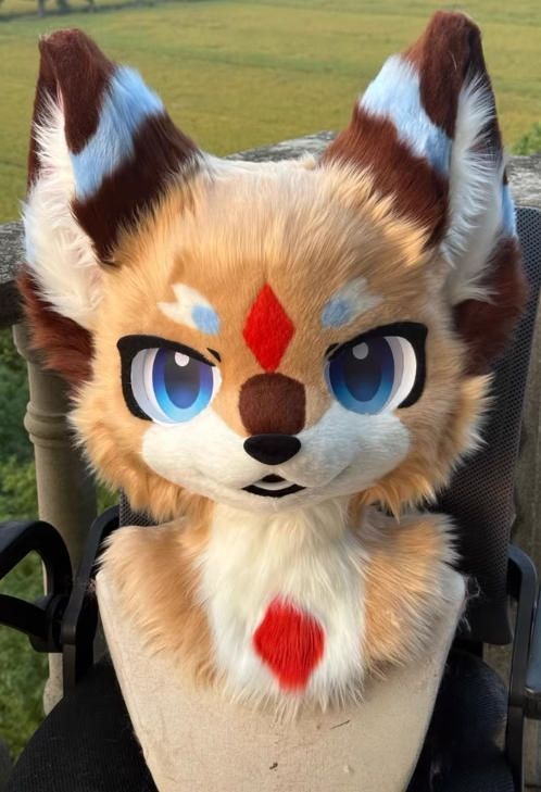 着ぐるみヘッド 猫 NO.405 茶色 ブラウン 全頭ヘッド ケモノ ファースーツ ぬいぐるみ コスプレ コスチューム kigurumi