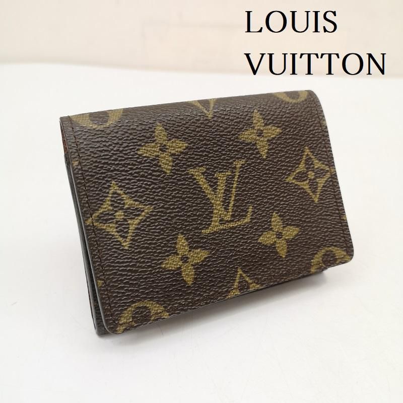 ルイヴィトン カードケース 名刺入れ アンヴェロップ カルト ドゥ ヴィジット モノグラム M63801 メンズ - ISItems 古着 50146055