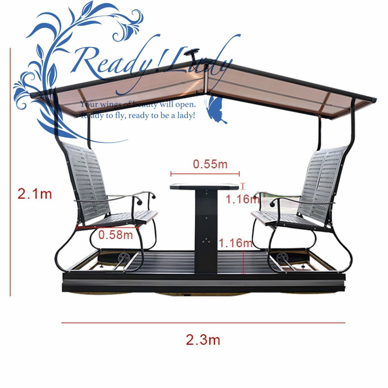 ハードトップガゼボキャノピー常設ガゼボ屋外ガゼボアルミニウムガゼボ 亜鉛メッキ鋼屋根付き ブラック - 230 116 210cm OLIVEOS_COM_TR