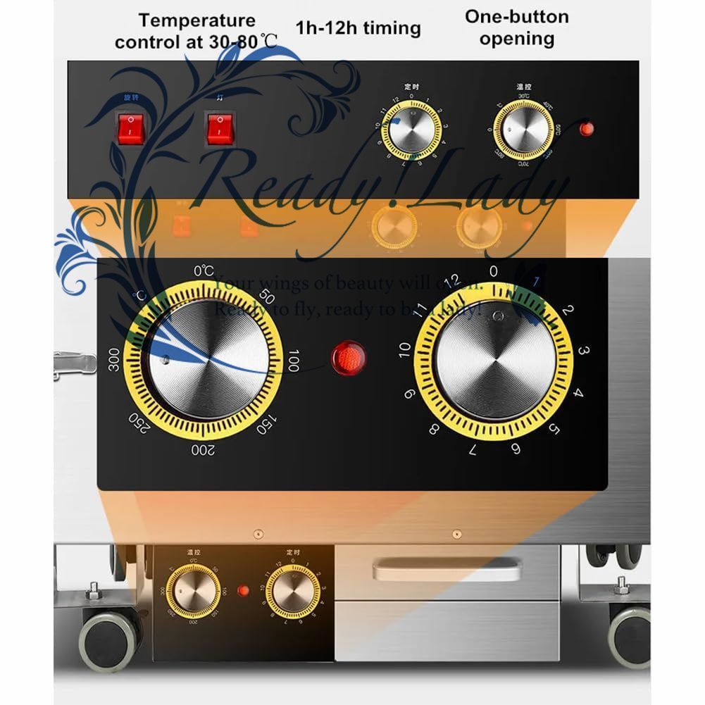 業務用ロータリーミートドライヤー 家庭用ソーセージ脱水機 食品脱水乾燥機 30-80°C調節 なサーモスタットと24時間デジタルタイマー付きステンレススチール製スモークソーセージドライヤー 肉燻製機 MARWIL-DEMENAGEMENTS_CH