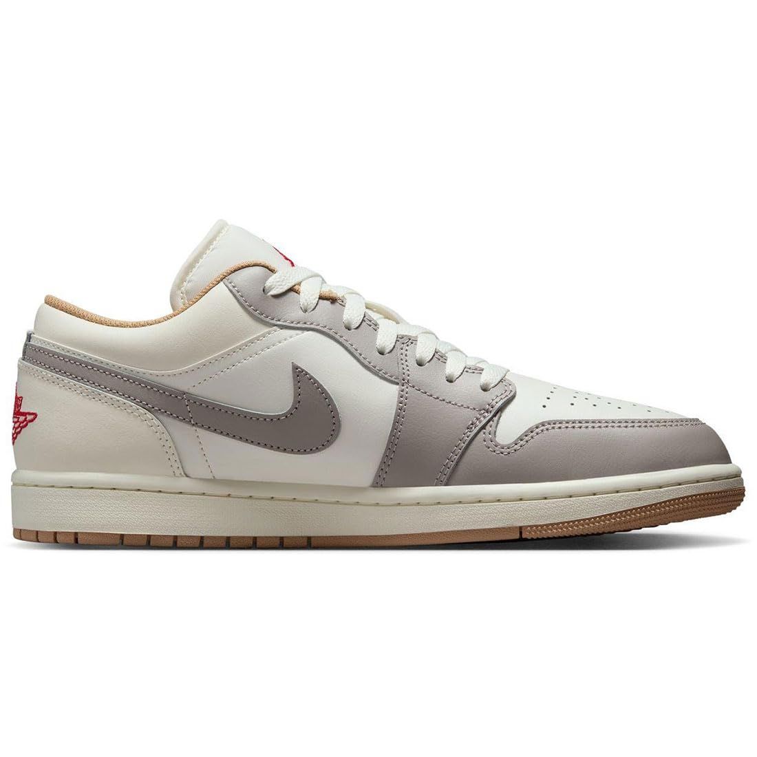  ナイキ エア ジョーダン 1 ロー AIR JORDAN LOW セイル ファイヤーレッド グレー 553558-169 26.0 cm その他 陸上競技