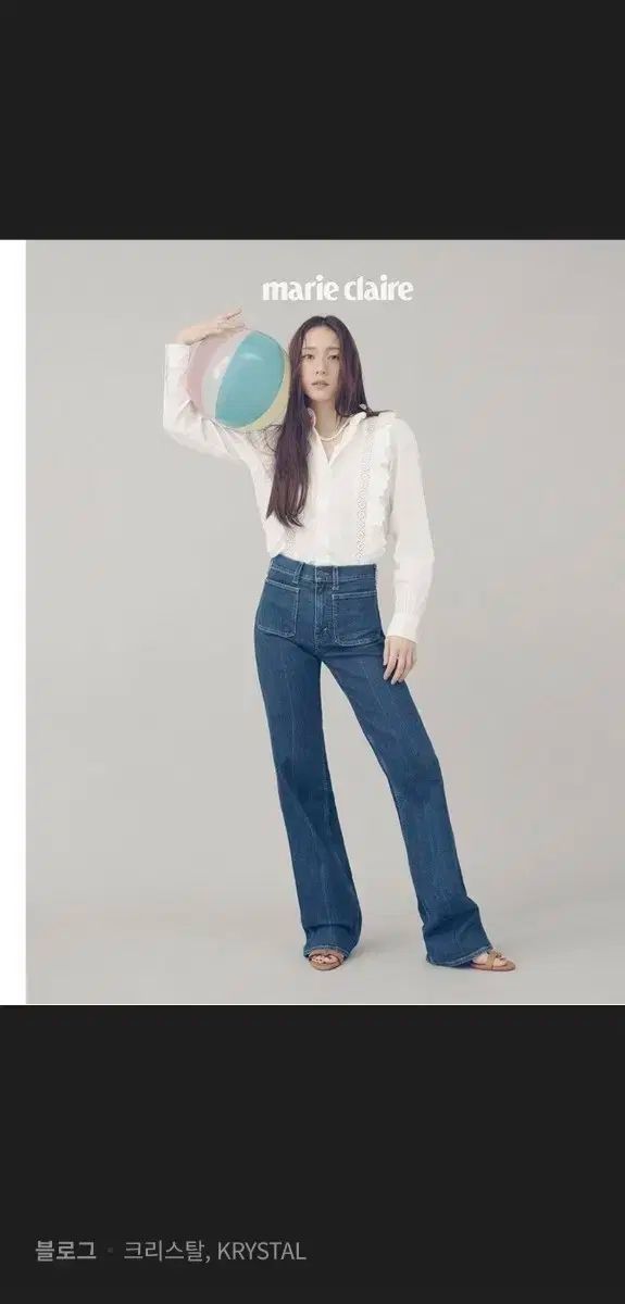 クリスタル着用 ポロ ラルフローレン レディース ブーツカット デニム