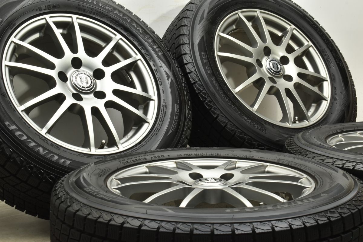 バリ溝 ニルヴァーナ 16 in 6 5 J 40 114 3 ダンロップ ウィンターマックス SJ 8 215 65 R アルファード ヴァルファイア エクストレイル