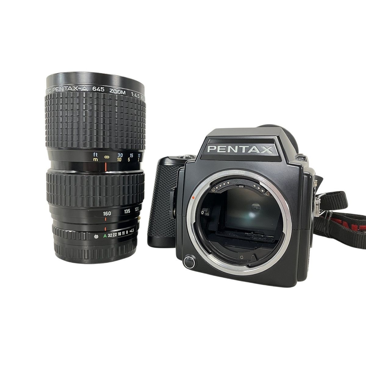 PENTAX 645 レンズセット ペンタックス アイレベルファインダー 付 中判 フィルムカメラ