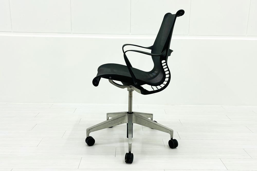 ハーマンミラー セトゥーチェア Herman Miller Setu Chair マルチパーパスチェア ５本脚タイプ リボンアーム グレー A000004042 MARWIL-DEMENAGEMENTS_CH