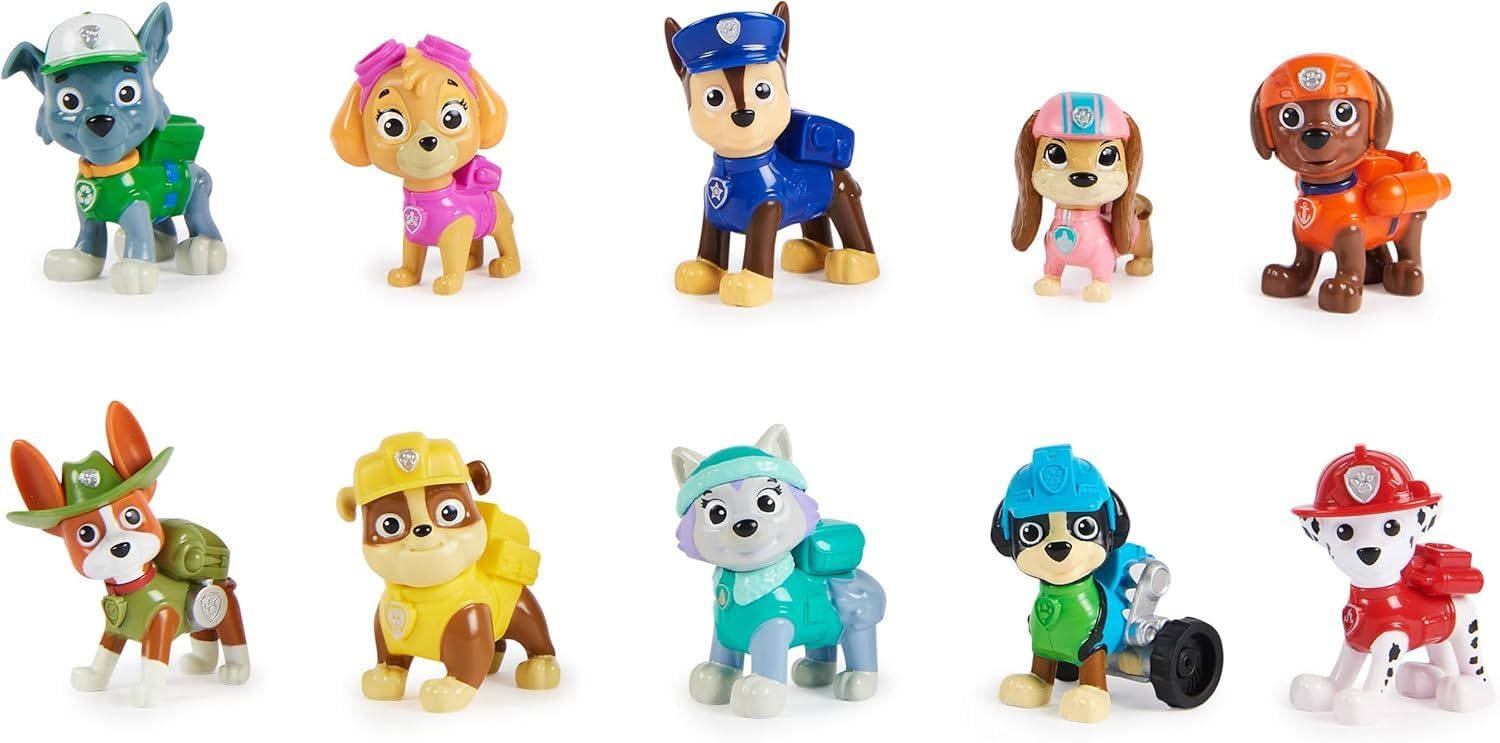 パウパトロール 10周年記念 ギフトパック Paw Patrol 10 th Anniversary All Paws On Deck Toy Figures Gift Pack with Collectible Action 並行輸入