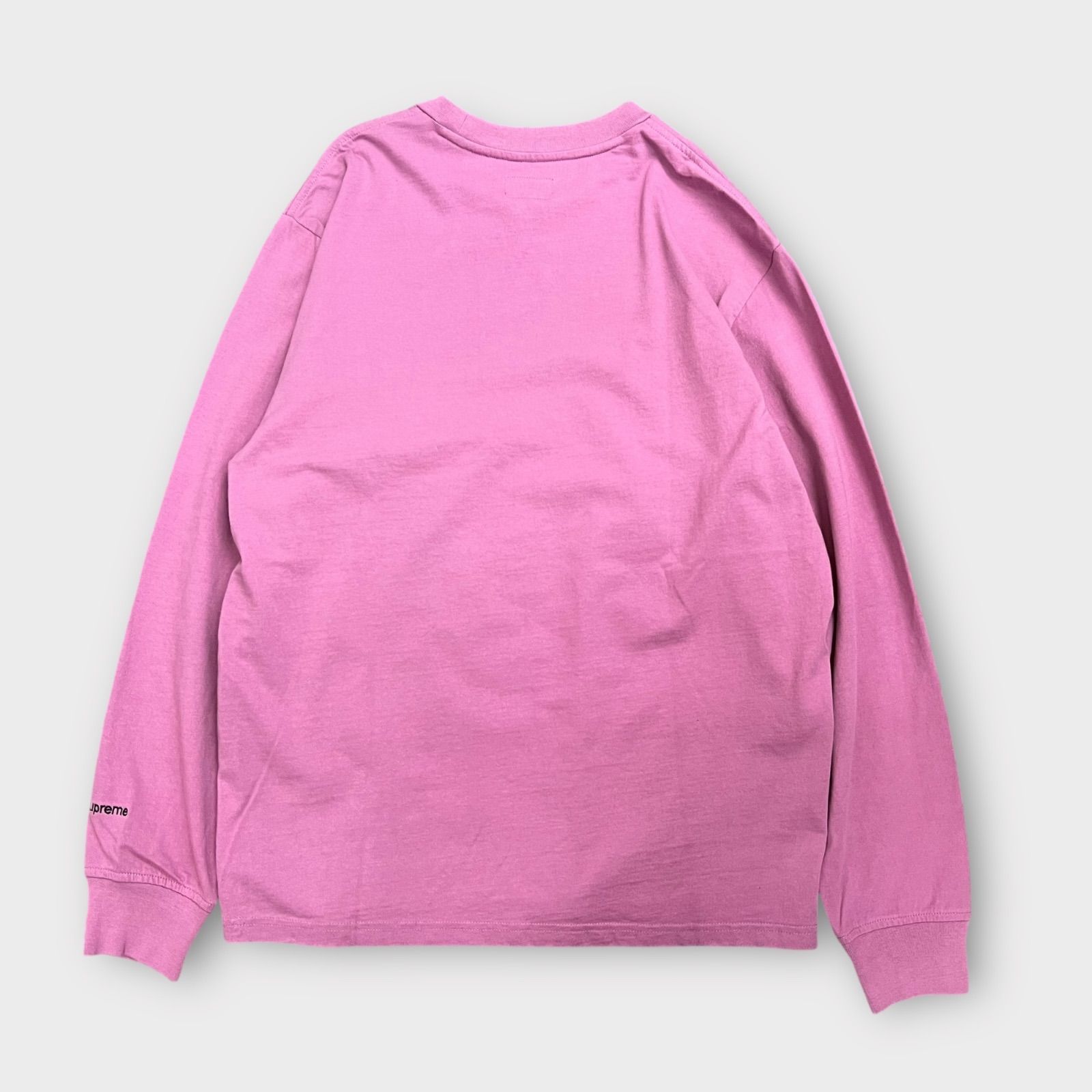 Supreme 19FW Cat L S Pocket Tee Mauve Sサイズ シュプリーム キャット長袖ポケットTシャツ