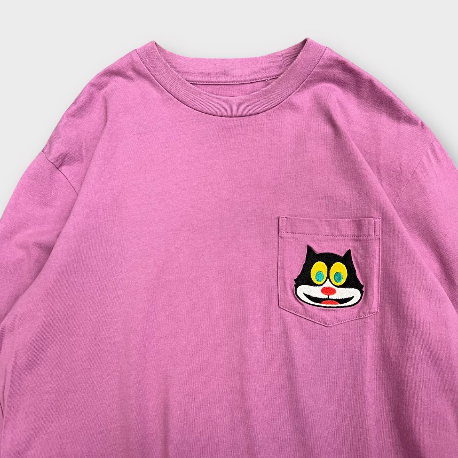 Supreme 19FW Cat L/S Pocket Tee Mauve Sサイズ シュプリーム 