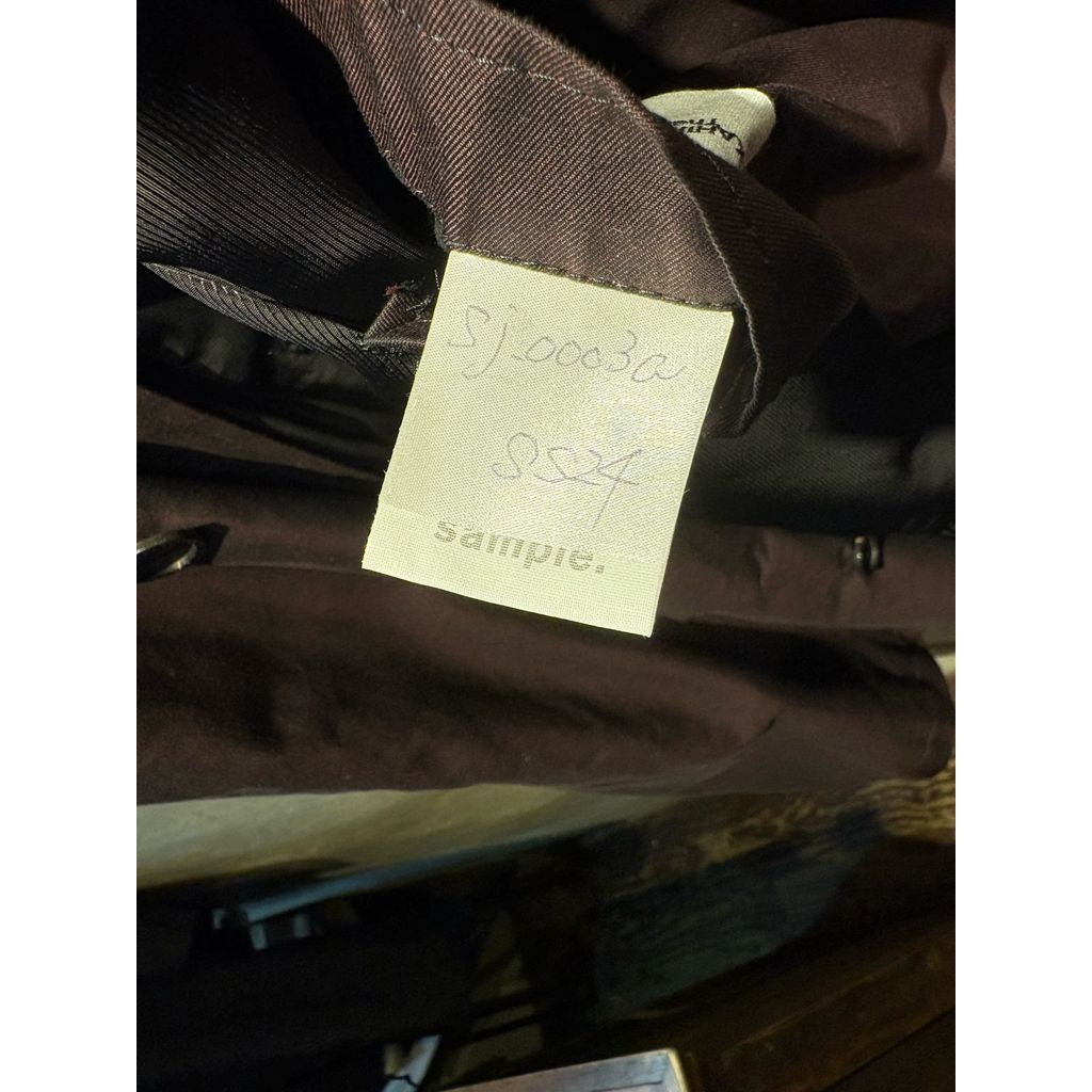 ミニマムの TAKAHIROMIYASHITATheSoloist. タカヒロミヤシタザソロイスト BACK GUSSET SLEEVEDOUBLE BREASTEDTRENCH COAT トレンチコート SJ-0003A ブラック系 size - 代官山A11 【安心の正規品】