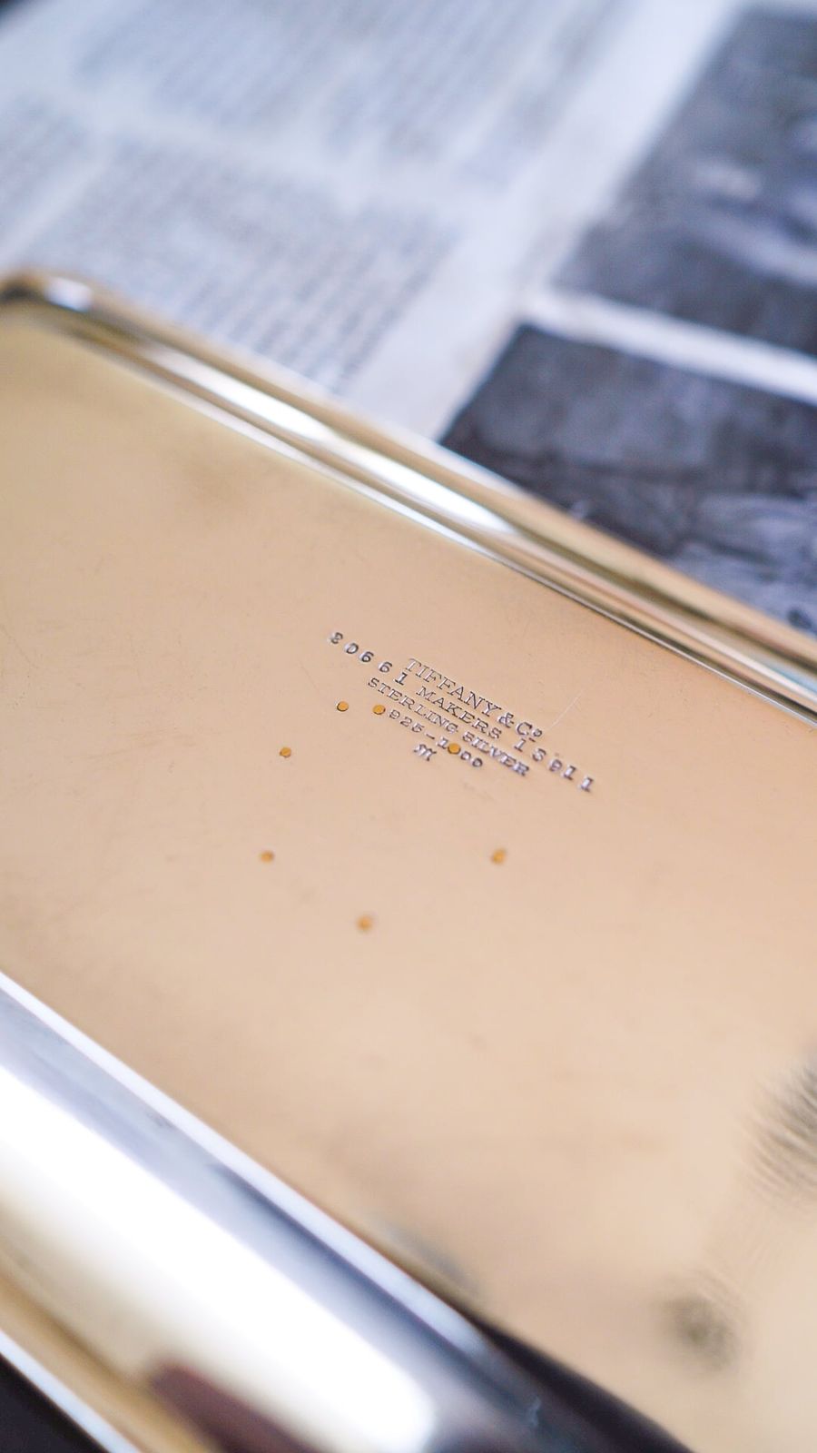 1920s】TIFFANY&Co. ティファニー シルバー ドレッサー トレイ