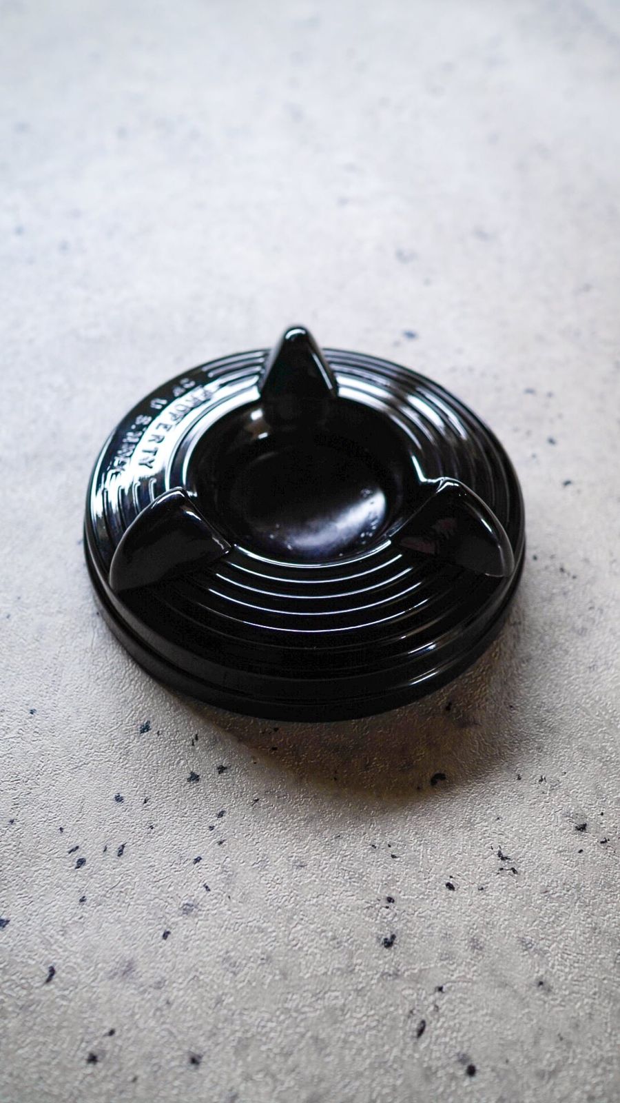 1940s アメリカ海軍 ブラック ガラス アッシュトレイ 灰皿 小物入れ U.S. Navy USN 実物 ミリタリー ヴィンテージ NEXPOTALLINN_EU