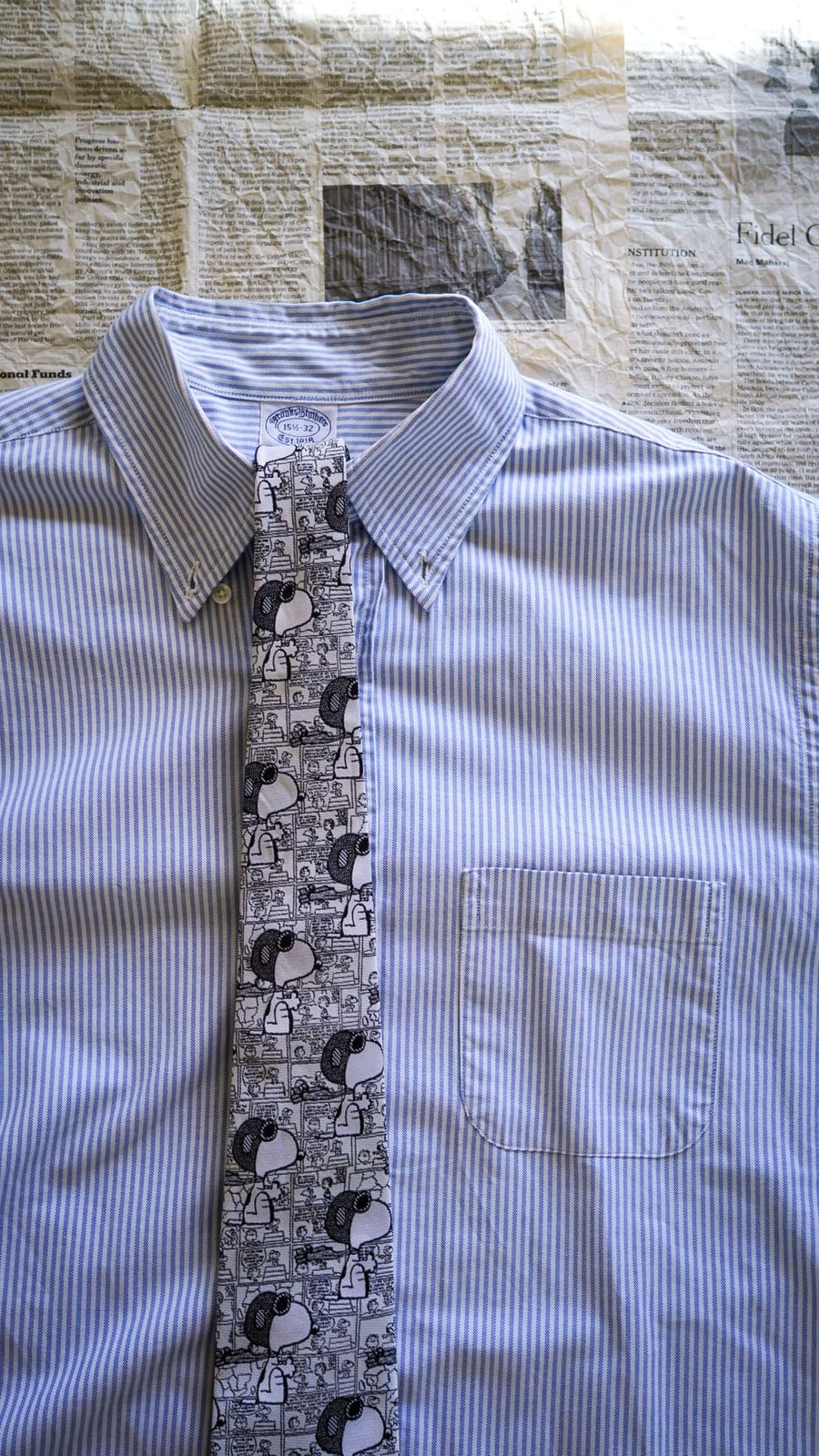 1990s】CERVANTES セルバンテス スヌーピー柄 ネクタイ 《フライング  