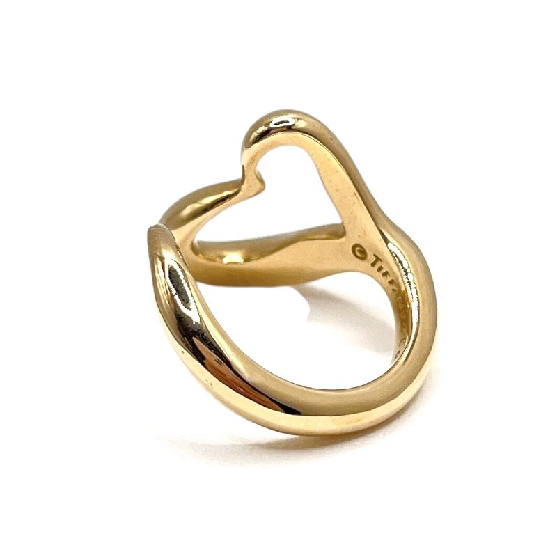 ティファニー TIFFANY＆CO オープンハートリング ゴールド K18YG ジュエリー
