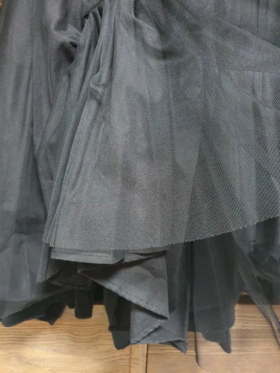 シーズグッドドットコム シーズスタイル ピンタック シャーリング ブラック ロング丈スカート GULLKHAN_COM