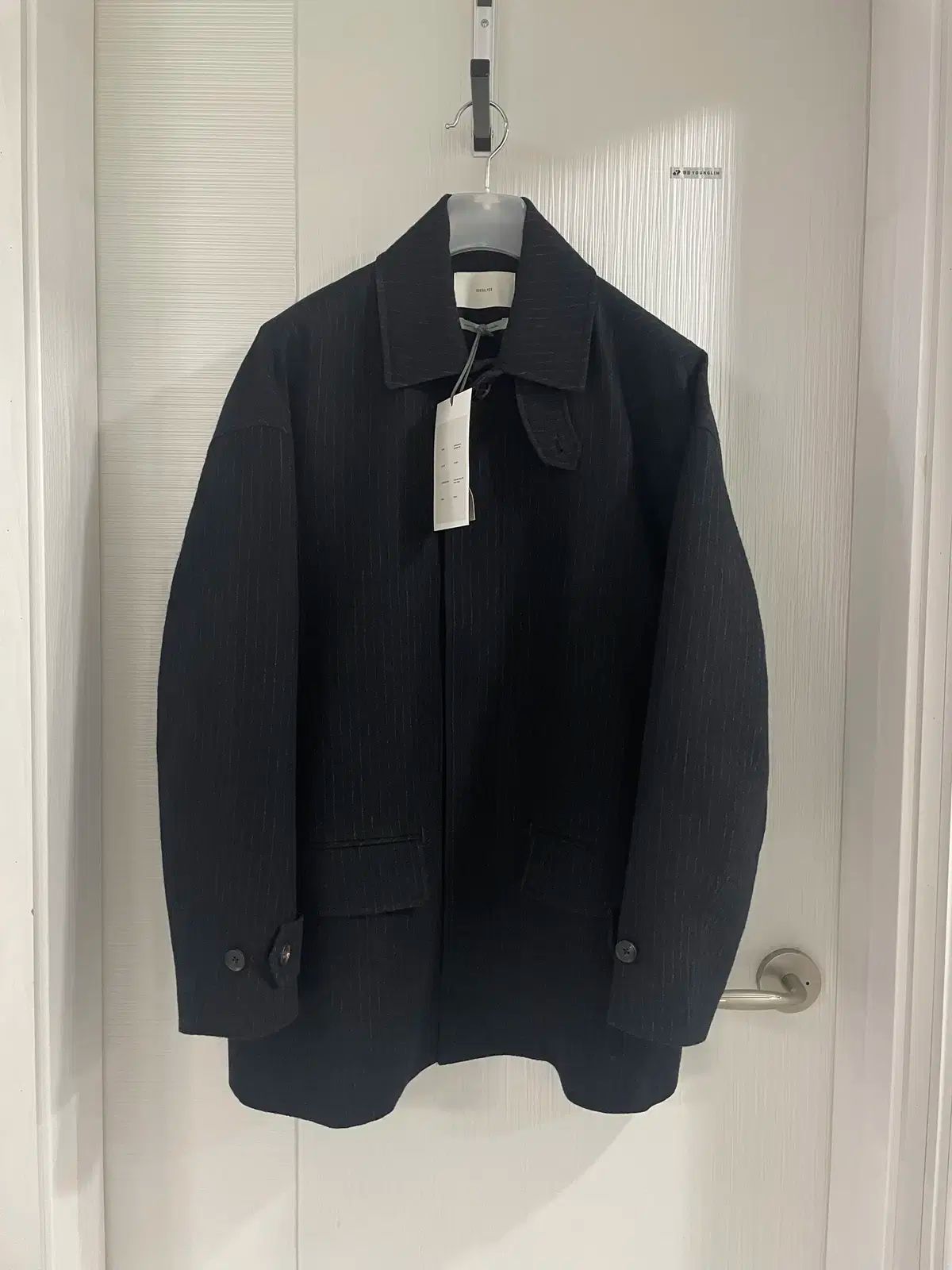 アワーセルブス 25fw ショートステン コート ピンストライプ 2