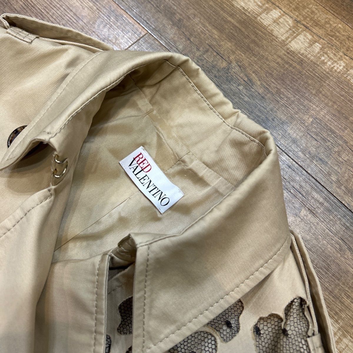 RED VALENTINO レッドヴァレンティノ レース トレンチコート - メルカリ