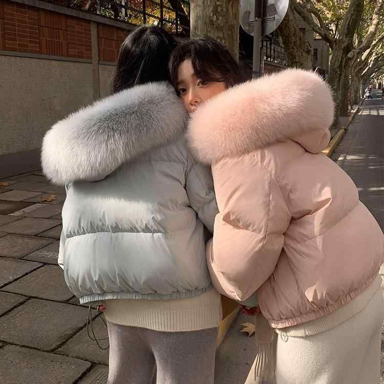 ダウンジャケット ショート丈 ファー フード付き 中綿ジャケット 防寒