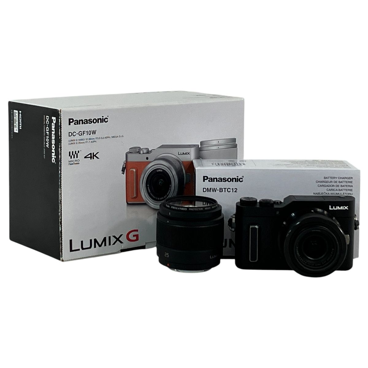 Panasonic パナソニック DC-GF10W LUMIX ダブルレンズキット ミラーレス一眼カメラ 撮影機器 N10584971