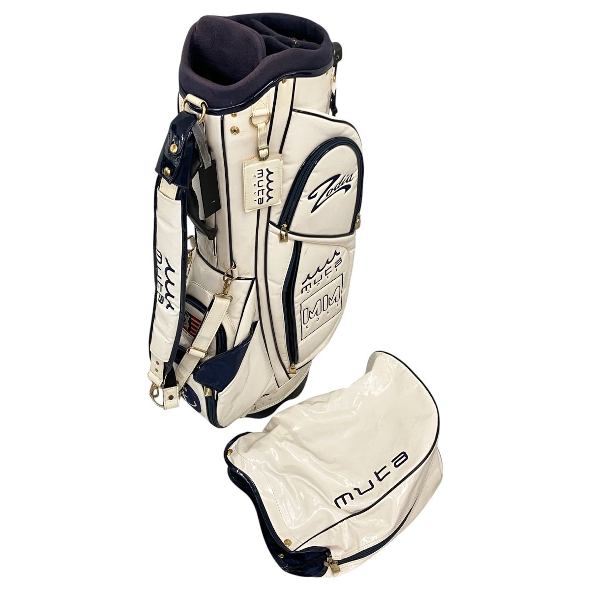 muta GOLF Zodia ムータ エナメル キャディバッグ ゴルフバッグ N10558952