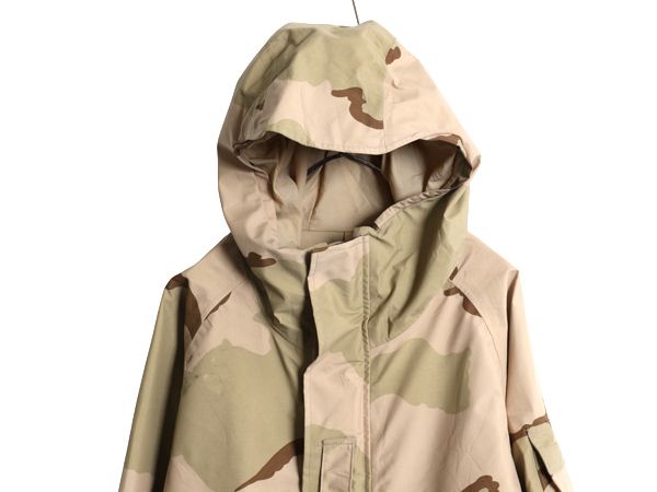 なクーポン配布中! 00s 米軍実物 US ARMY ECWCS デザートカモ 迷彩 ゴアテックス ジャケット MEDIUM REGULAR 02年製 1st GEN 初期型 ミリタリー マンパ 3C