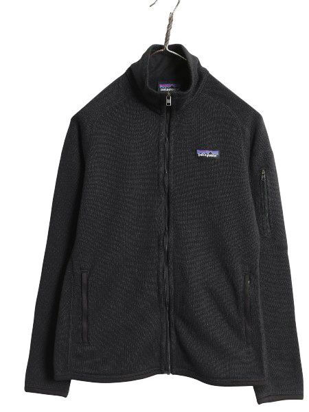 なクーポン配布中! パタゴニア ベターセーター ジャケット レディース S 20年製 アウトドア 裏起毛 フリース セーター フルジップ ブルゾン ブラック シンプル