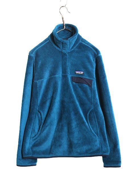 なクーポン配布中! パタゴニア リツール スナップT プルオーバー ジャケット レディース М 古着 15年製 フリース アウトドア ブルゾン ハイネック シンプル