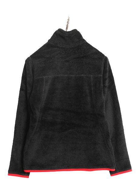 なクーポン配布中! パタゴニア リツール スナップT プルオーバー ジャケット レディース XS 古着 16年製 フリース アウトドア ブルゾン ハイネック ブラック GULLKHAN_COM