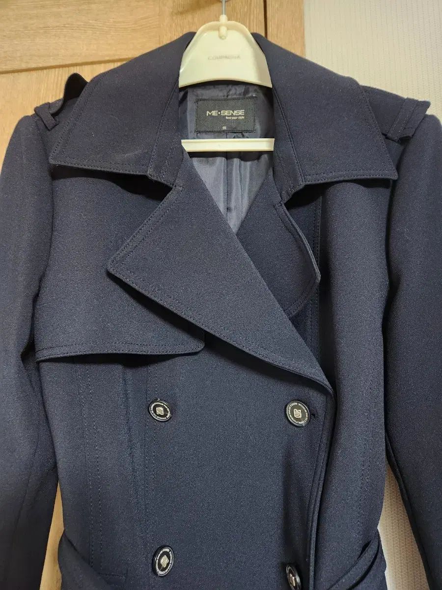 85サイズ ME SENSE レディース ネイビー トレンチコート GULLKHAN_COM