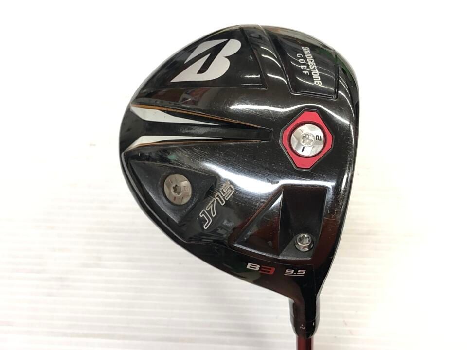 送料無料 ブリヂストン J715 B3 9.5° ヘッドカバーとおまけ純正スリーブ付き  : BRIDGESTONE(ブリヂストン) J715 B3 ドライバー Tour AD