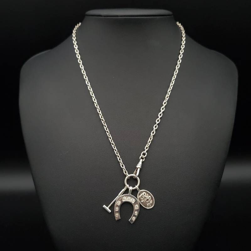 Ralph Lauren 馬蹄型ネックレス オリジナルポーチ付き RALPH LAUREN ラルフローレン ネックレス ペンダント ホースシュー