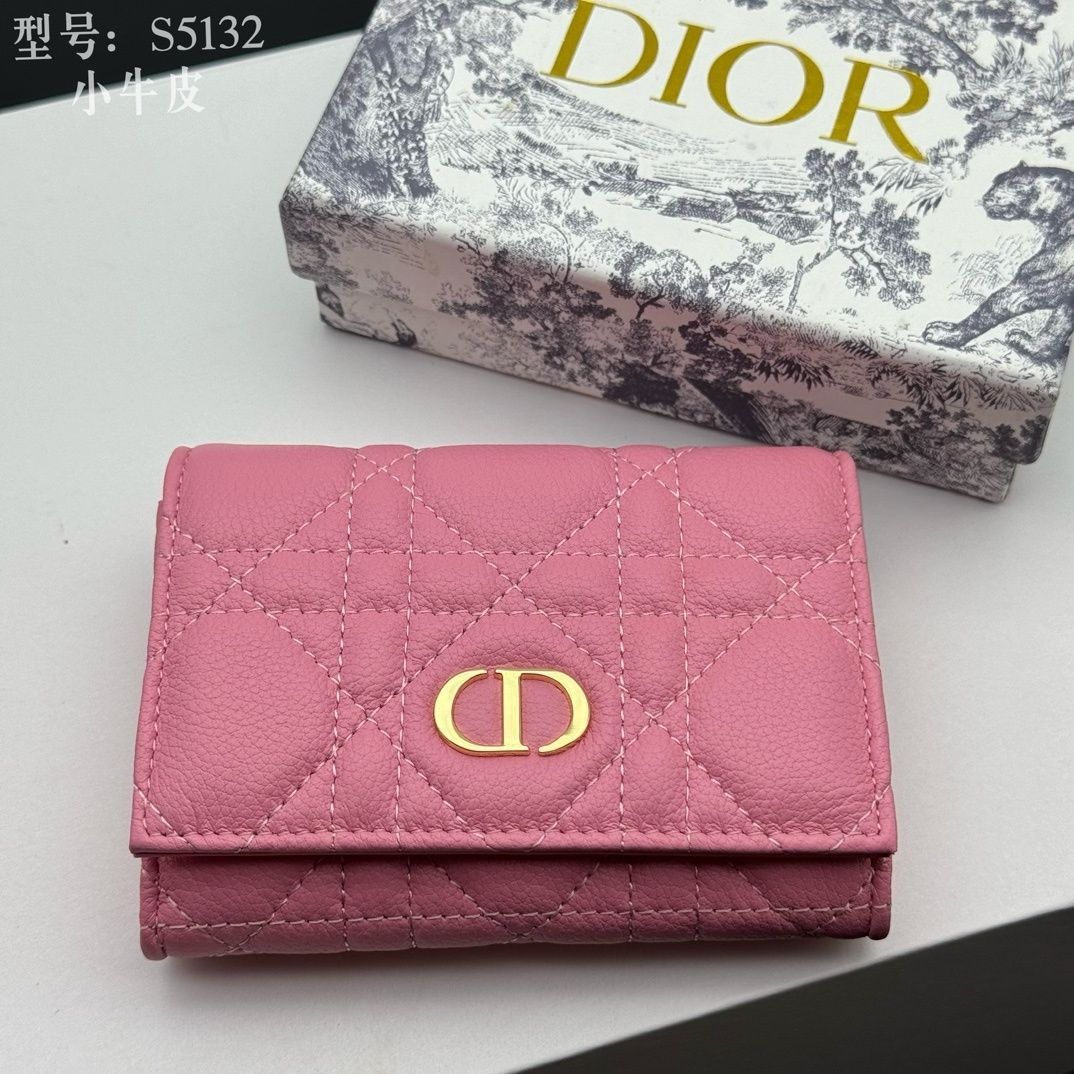お洒落 極美品 Christian Dior クリスチャンディオール 折り財布 小銭