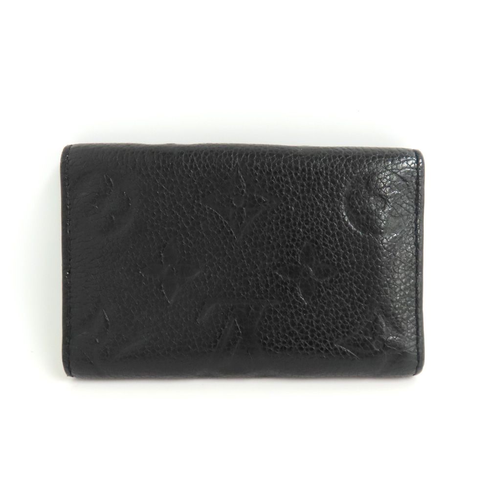 名古屋 ルイヴィトン キーケース ミュルティクレ6 M 64421 モノグラム アンプラント イニシャル入り 黒 GD金具 小物