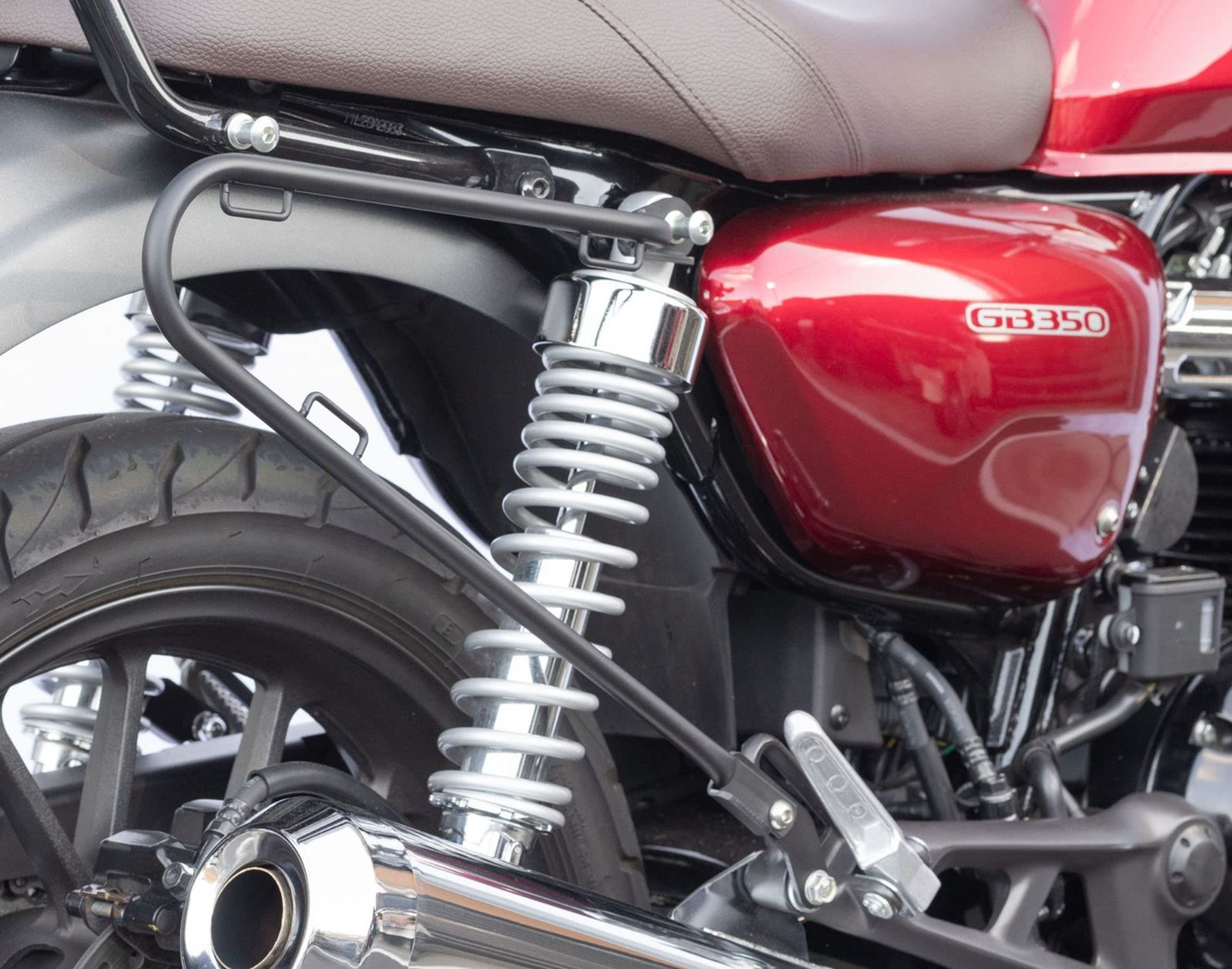 キジマ Kijima バイクパーツ サイドバッグサポート スチール製 GB350 S オールインワンタイプ マットブラック 210-49701