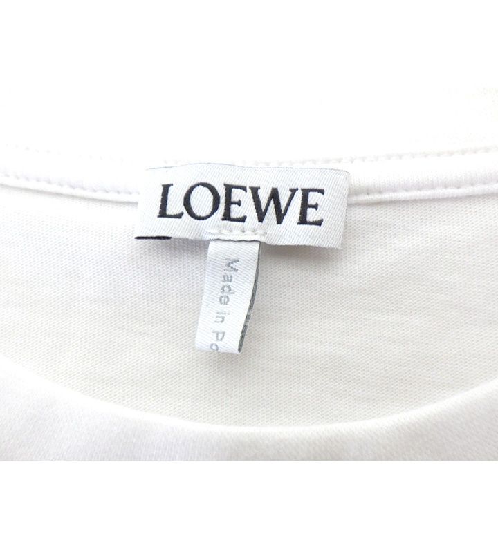 ロエベ LOEWE ポケット アナグラム ロゴ リラックスフィット 半袖 Tシャツ h 5972 長く使える カーキ系