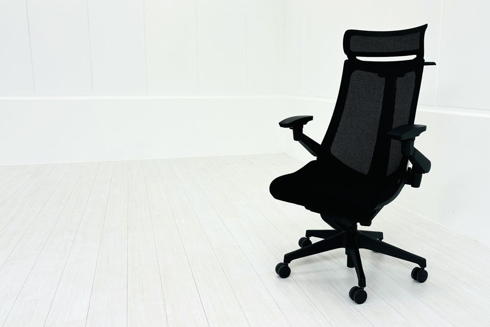 イトーキ アクトチェア 2019年製 エクストラハイバック Act 事務椅子 ITOKI オフィス家具 ブラック A000004009