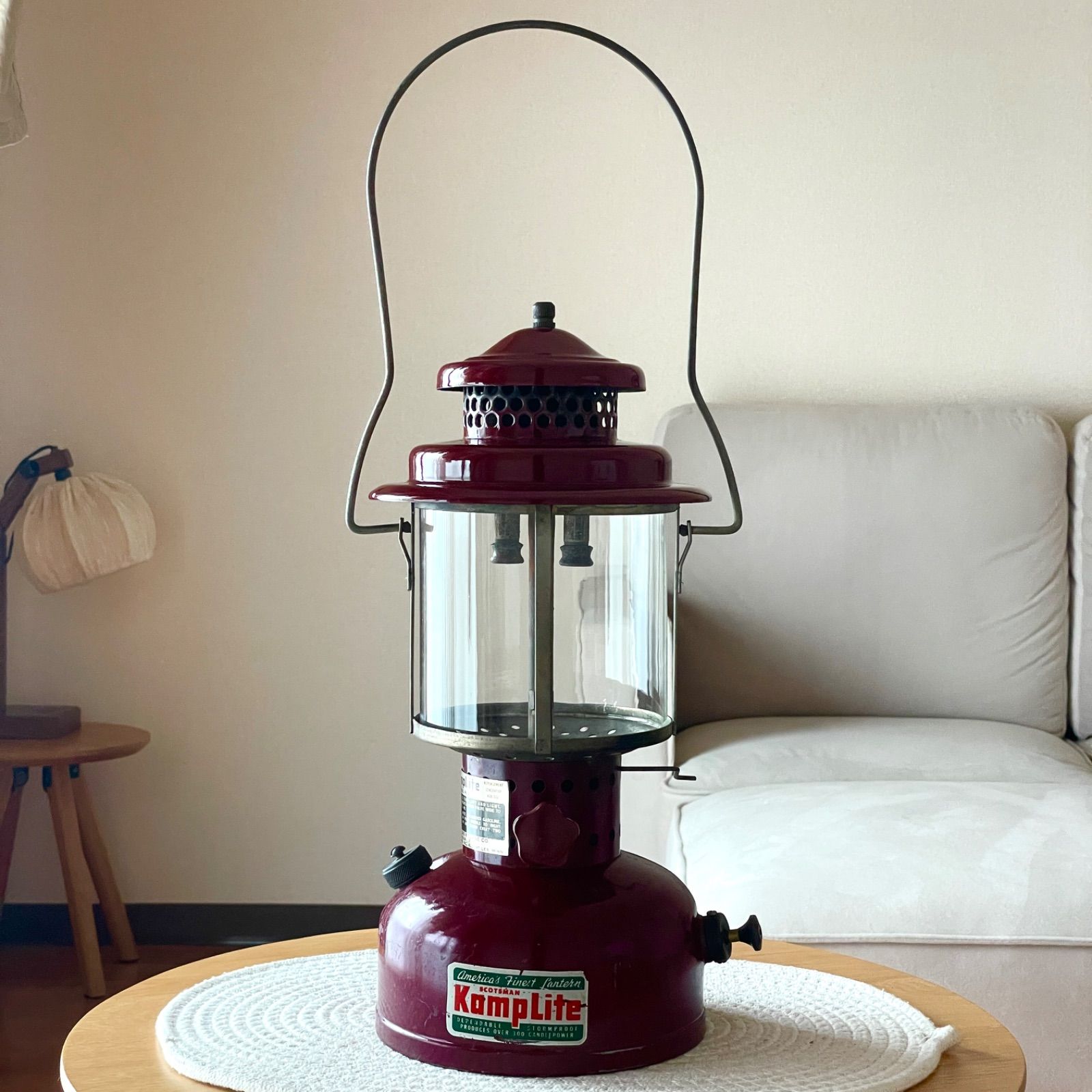 現品限り】AGM社 Kamplite Model RL-3 ランタン バーガンディ