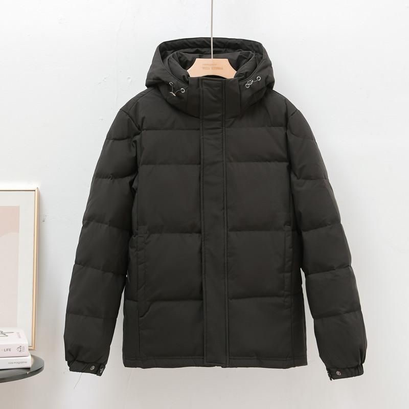 ダウンジャケット レディース メンズ ショート丈 フード付き 冬 中綿入り 暖かい 厚手 ゆったり ブラック ピンク系