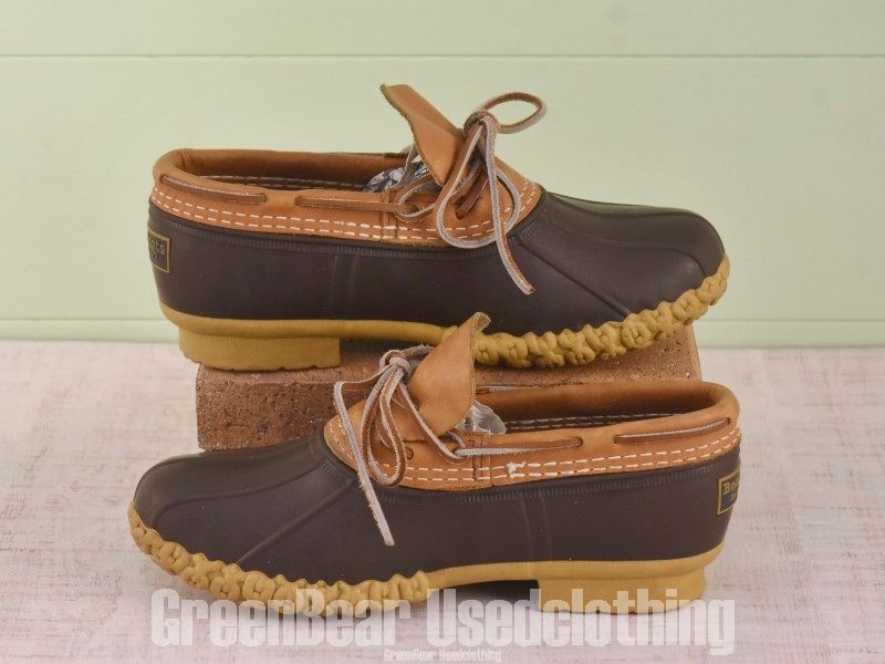  D 013 L.L.Bean ビーンブーツ ワイズ太め 茶 レディース W 7 24 cm その他 靴