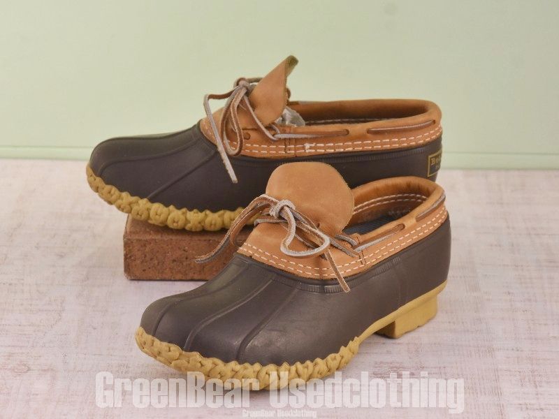 D013 L.L.Bean ビーンブーツ ワイズ太め 茶 レディース W7W 24cm