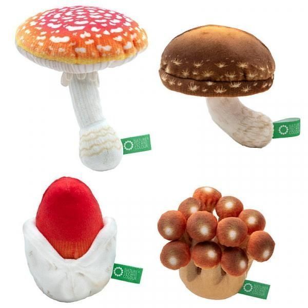 ネイチャーテクニカラー MONO キノコのぬいぐるみ × 2種セット 茸