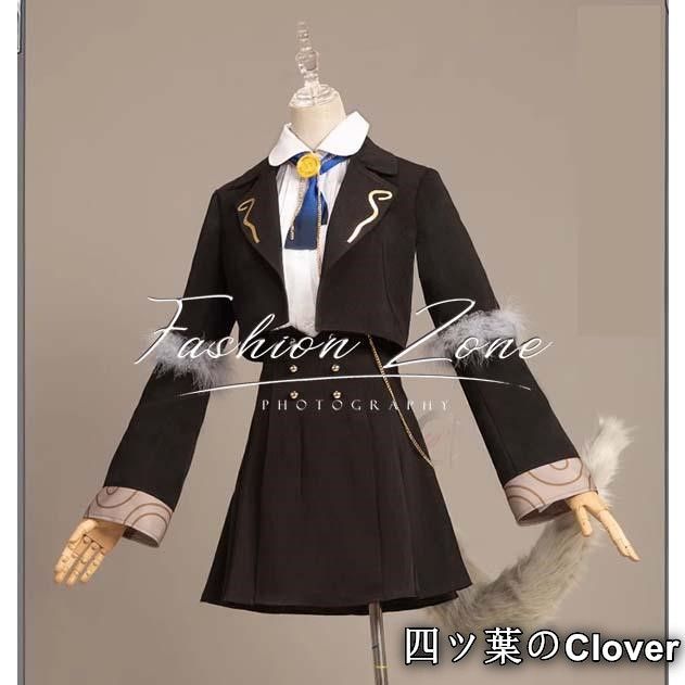 明日方舟 Arknights アークナイツ風Lappland ラップランド コスプレ衣装 ウィッグ cosplayハロウィン演出服変装B251103