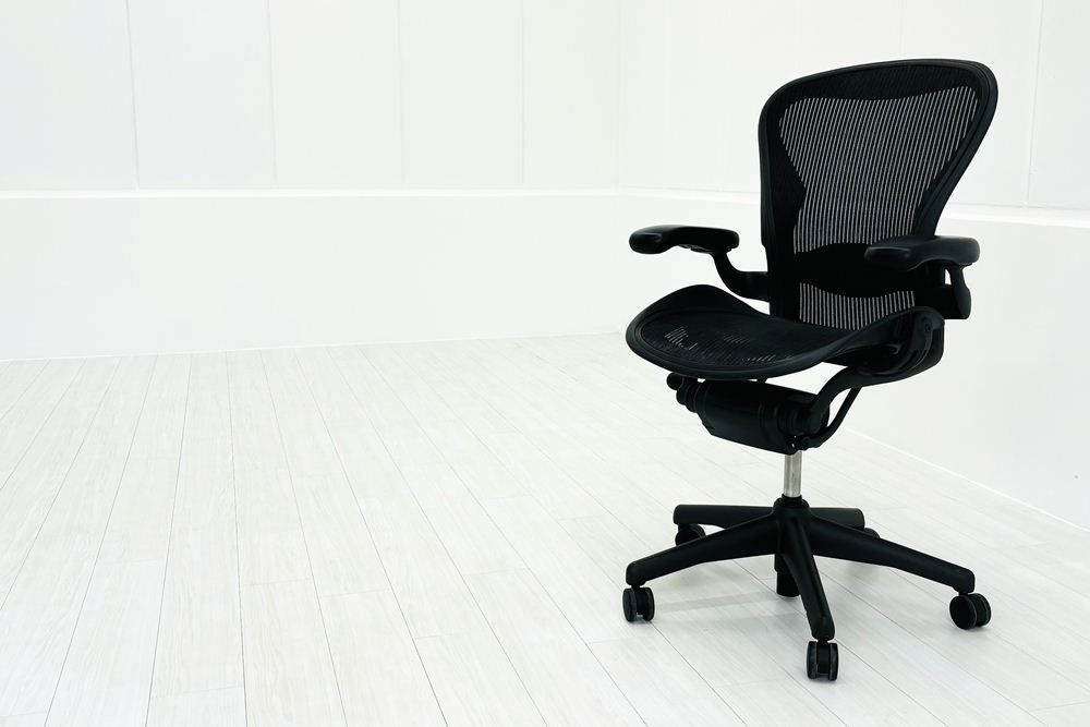ハーマンミラー アーロンチェア Bサイズ ランバーサポート Herman Miller Aeron Chairs オフィス家具 メッシュ
